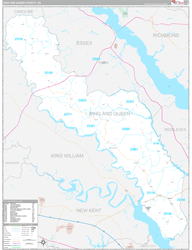 King-And-Queen Premium<br>Wall Map